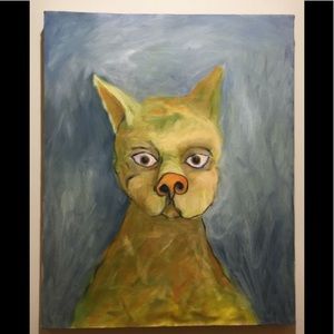 Original Cat Painting